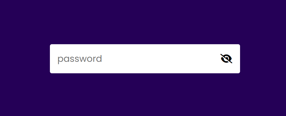 Hide or Show Password