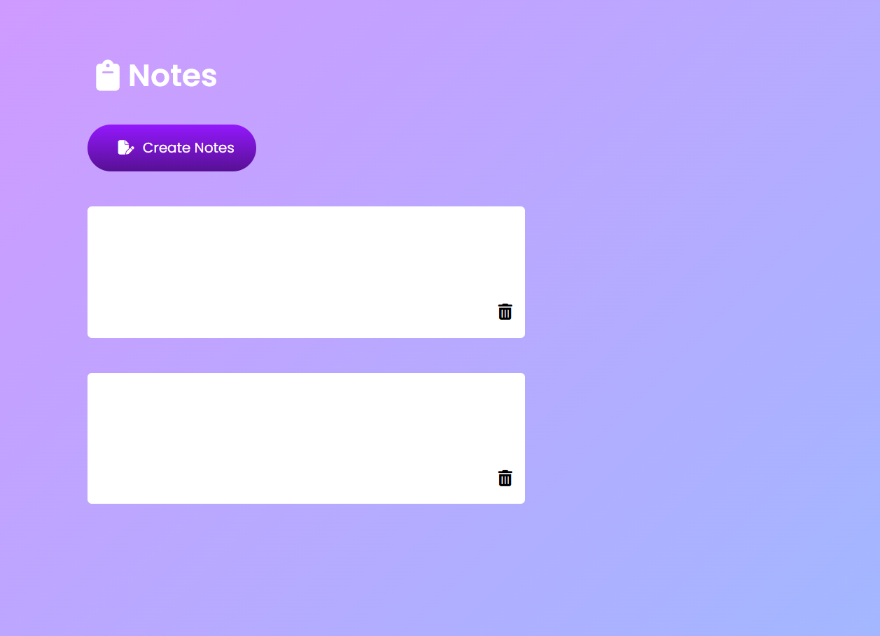 Notes App